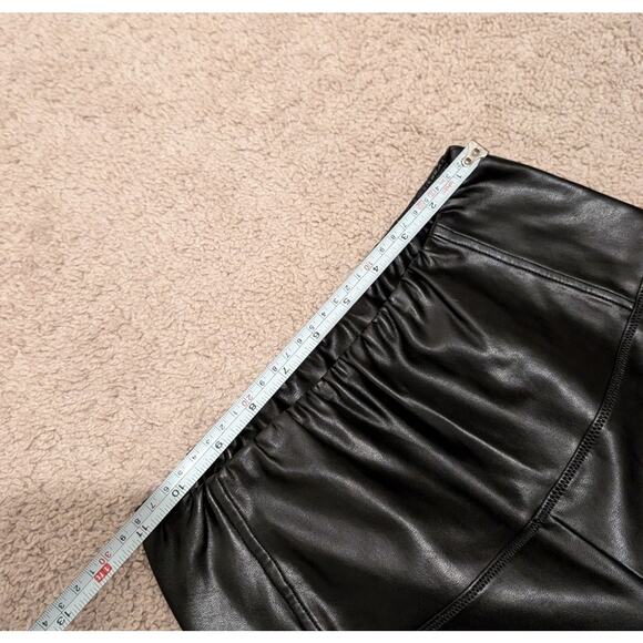 Aritzia Wilfred Free Daria Black High-rise Vegan Leather Leggings Pants, size S - Picture 5 of 6